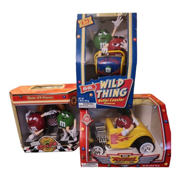 M & M Vintage Candy Dispenser Set‎ - Picture 1 of 7